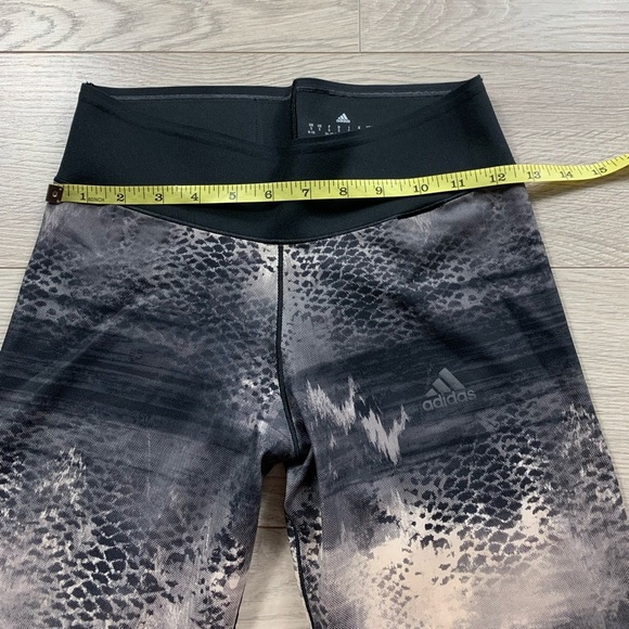 Adidas Climalite Pattern High Rise Tight Leggings - Picture 7 of 9